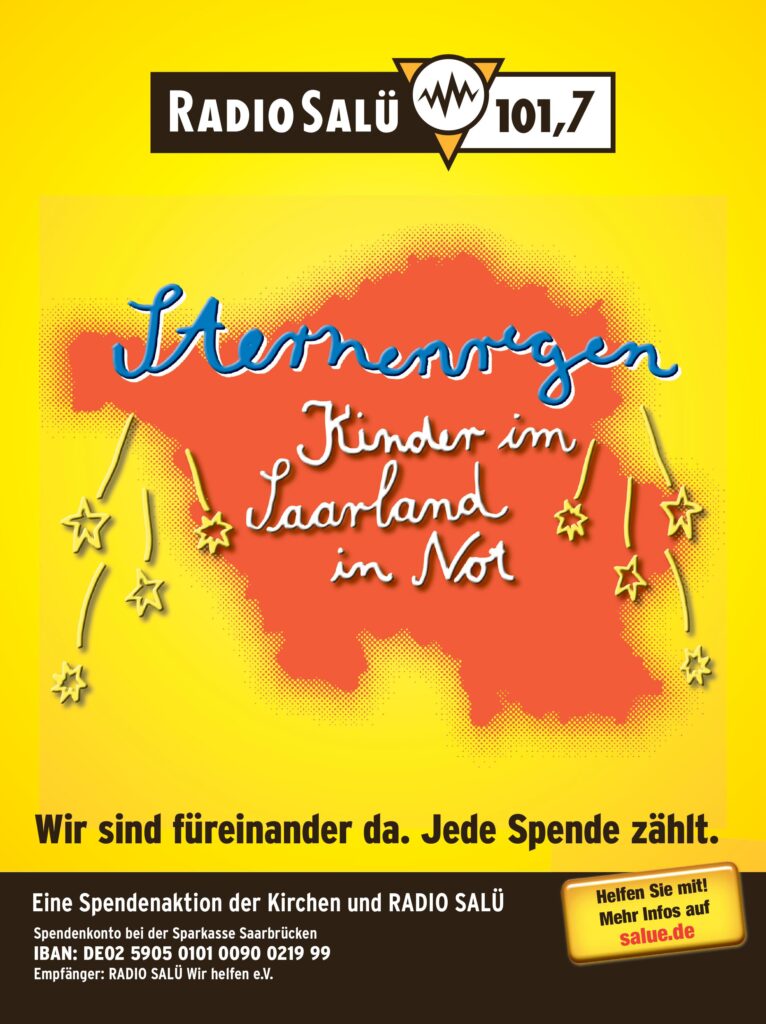 Logo Radio Salü – Wir helfen e.V. – STERNENREGEN